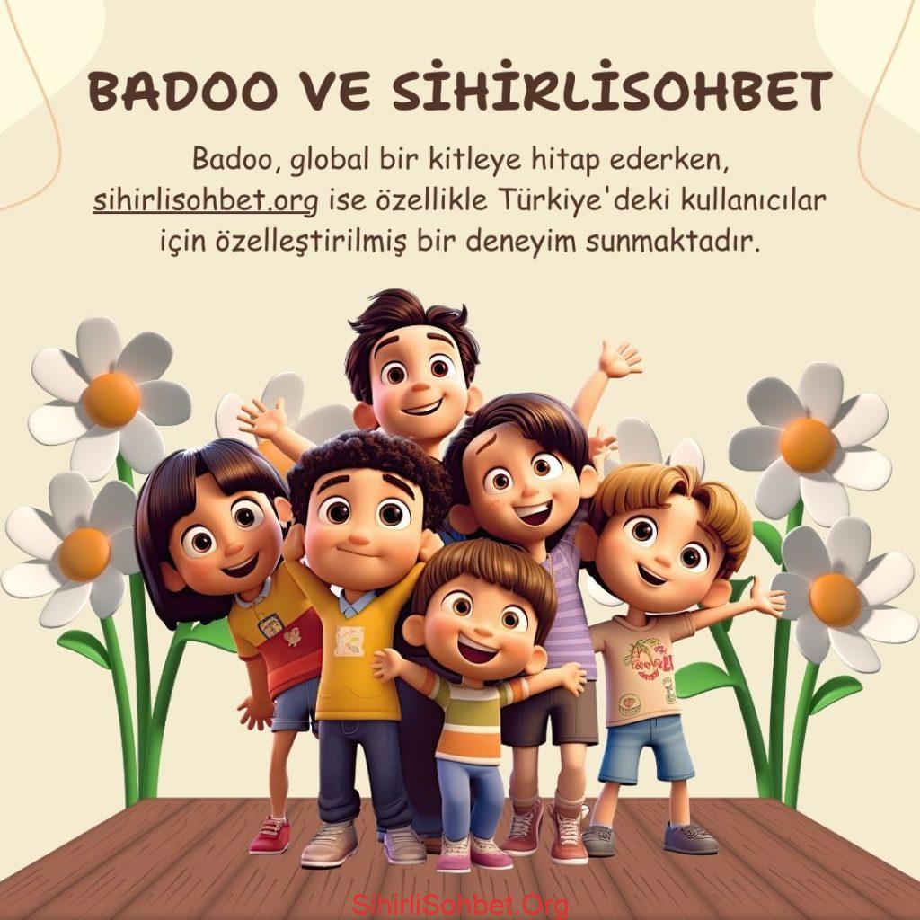 Badoo, Badoo ve Sihirlisohbet, Badoo global, Badoo ve Sihirlisohbet Arasındaki Benzerlikler, Badoo ve Sihirlisohbet Arasındaki Farklar